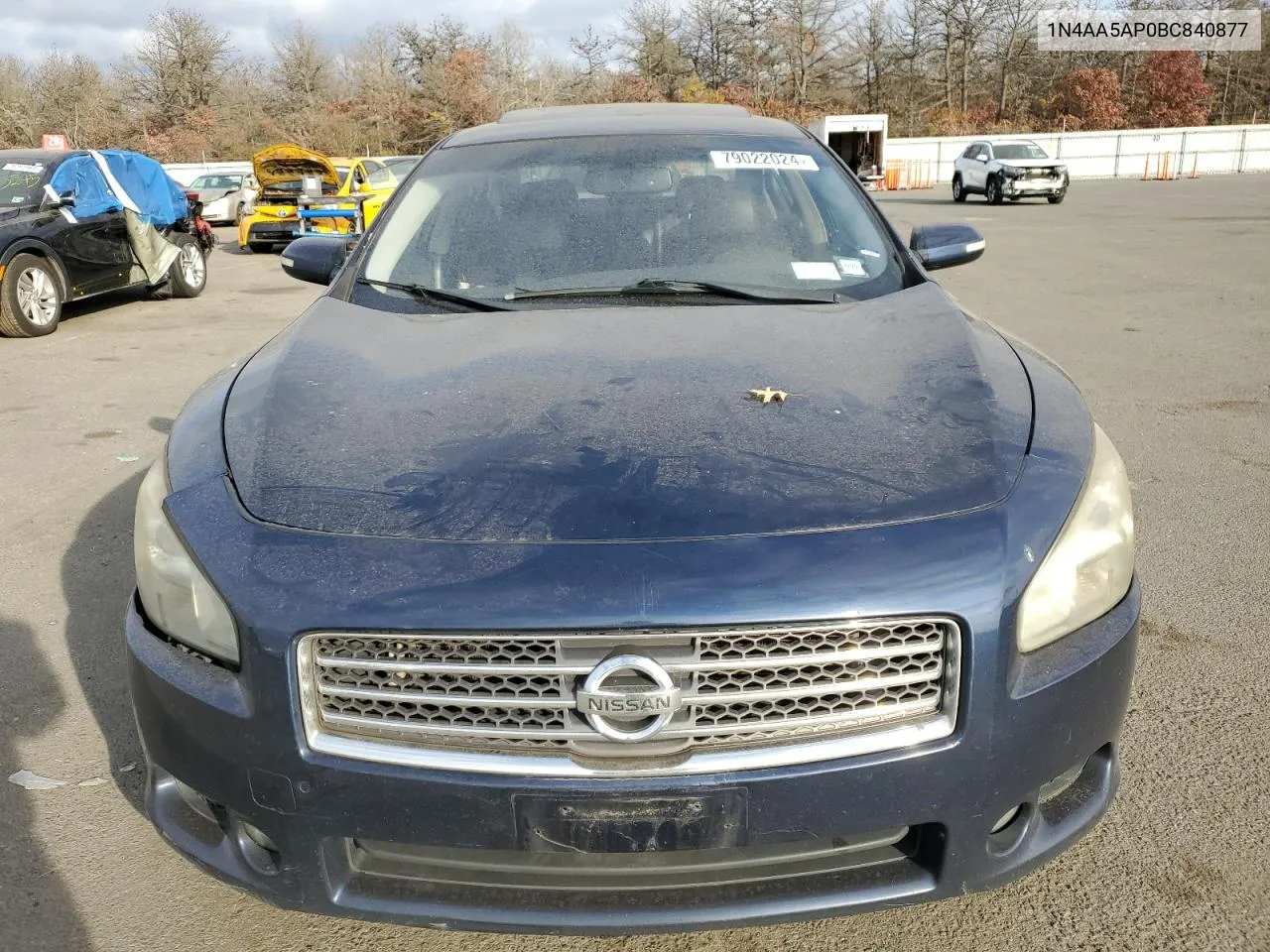 2011 Nissan Maxima S VIN: 1N4AA5AP0BC840877 Lot: 79022024