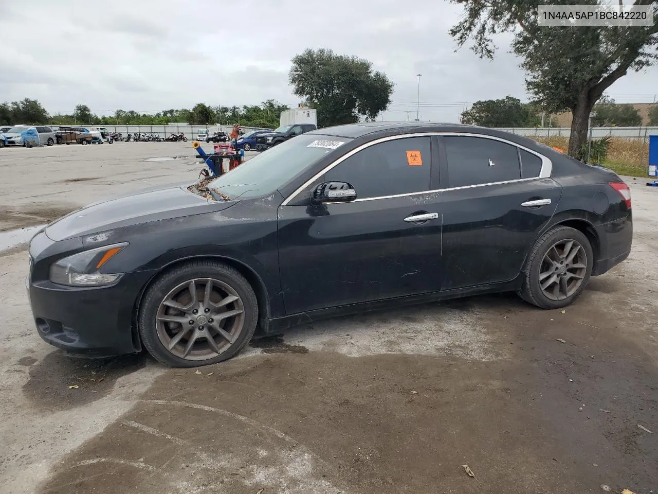 2011 Nissan Maxima S VIN: 1N4AA5AP1BC842220 Lot: 79302064