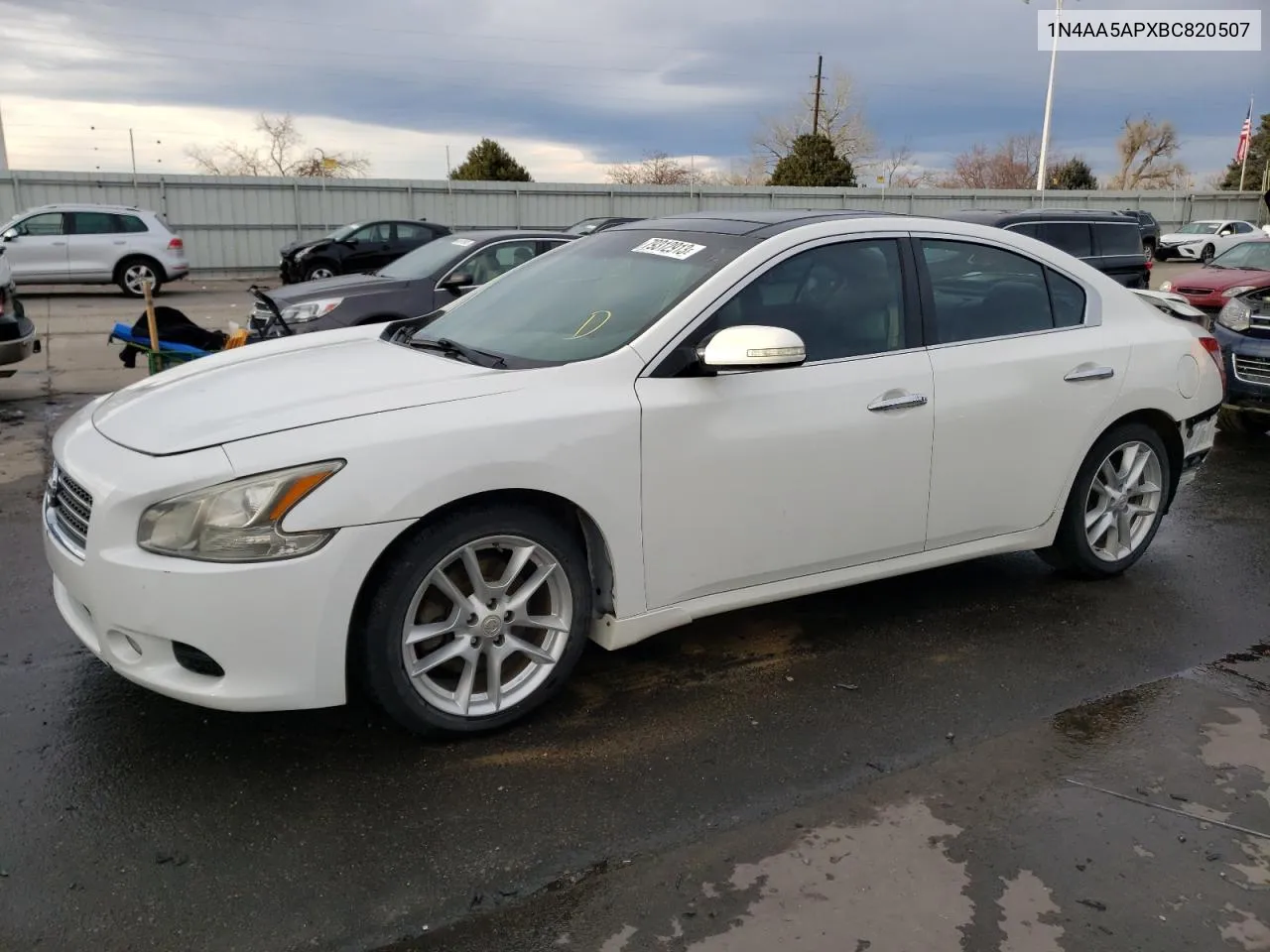 2011 Nissan Maxima S VIN: 1N4AA5APXBC820507 Lot: 79312913