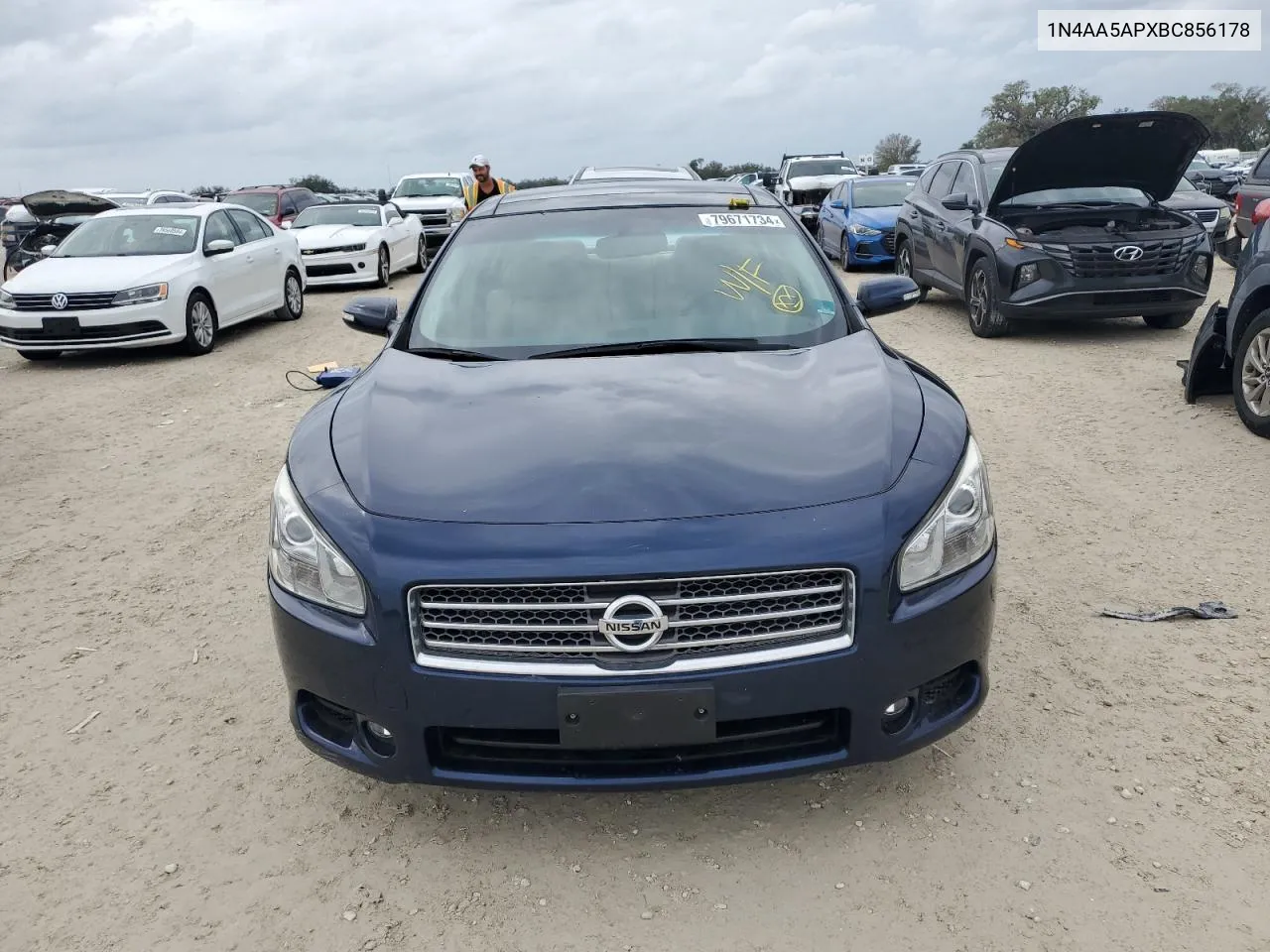 2011 Nissan Maxima S VIN: 1N4AA5APXBC856178 Lot: 79671734