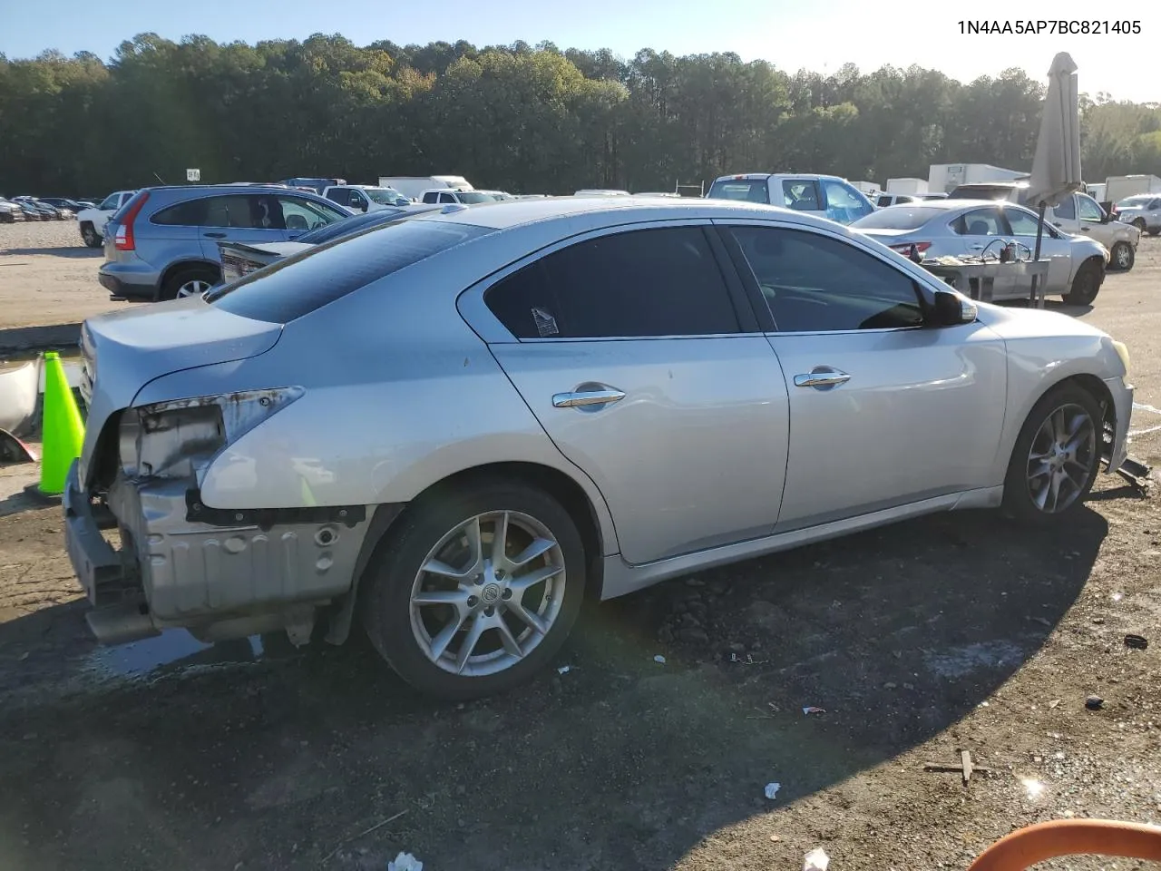 2011 Nissan Maxima S VIN: 1N4AA5AP7BC821405 Lot: 80200764