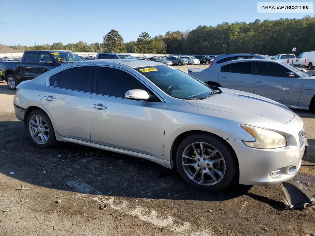 2011 Nissan Maxima S VIN: 1N4AA5AP7BC821405 Lot: 80200764