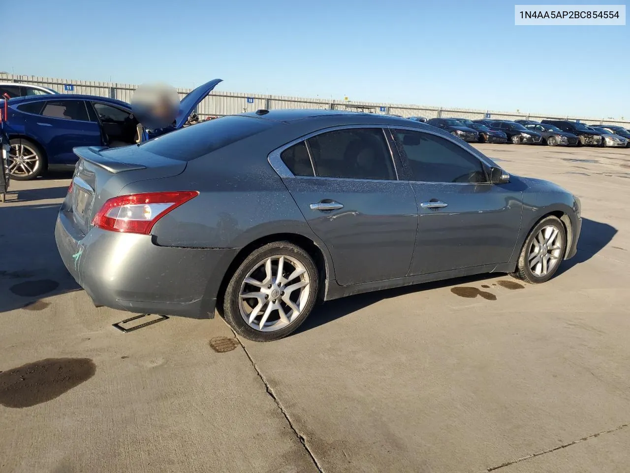 2011 Nissan Maxima S VIN: 1N4AA5AP2BC854554 Lot: 81452674