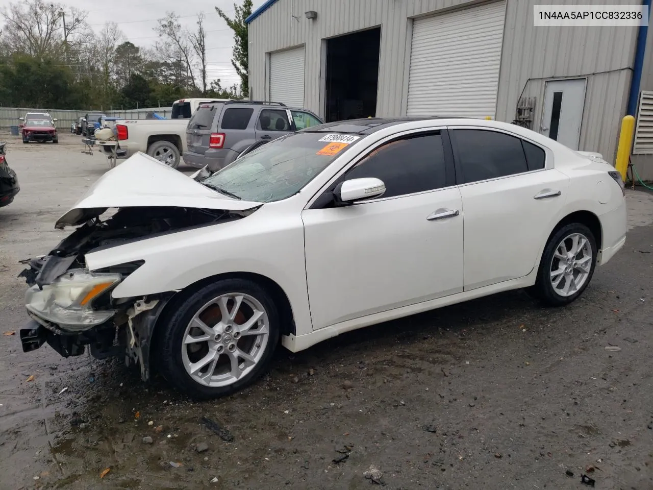 2012 Nissan Maxima S VIN: 1N4AA5AP1CC832336 Lot: 37980414