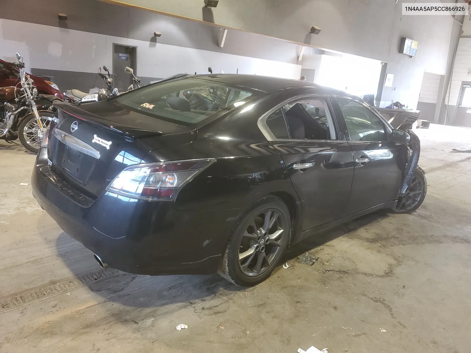 2012 Nissan Maxima S VIN: 1N4AA5AP5CC866926 Lot: 45672554