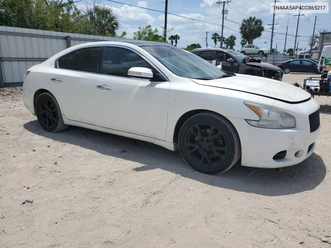 2012 Nissan Maxima S VIN: 1N4AA5AP4CC865217 Lot: 52717894