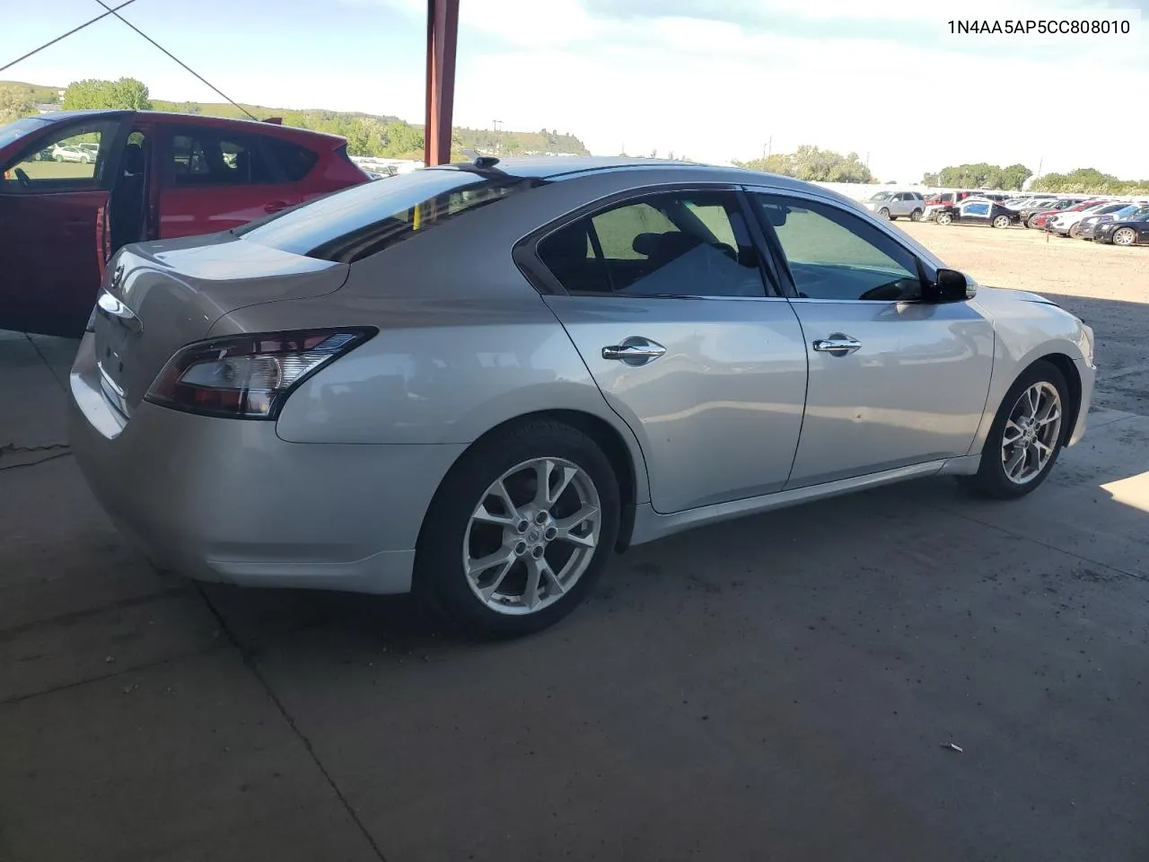 2012 Nissan Maxima S VIN: 1N4AA5AP5CC808010 Lot: 58526994