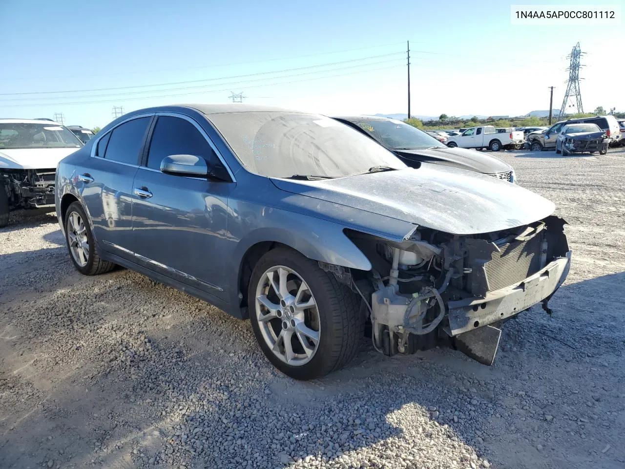 2012 Nissan Maxima S VIN: 1N4AA5AP0CC801112 Lot: 59287734