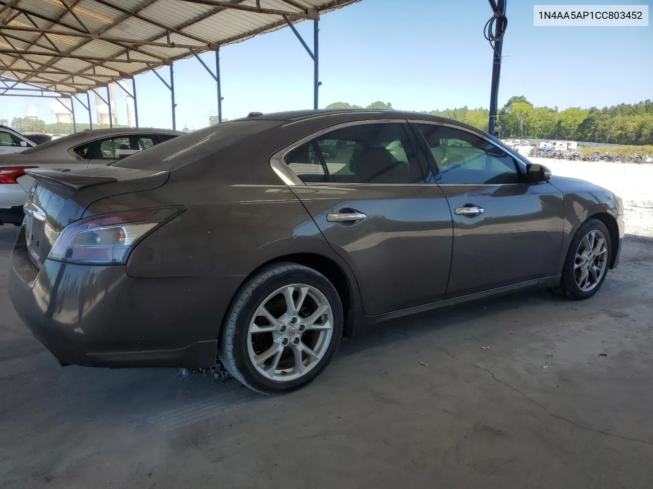 2012 Nissan Maxima S VIN: 1N4AA5AP1CC803452 Lot: 60607934