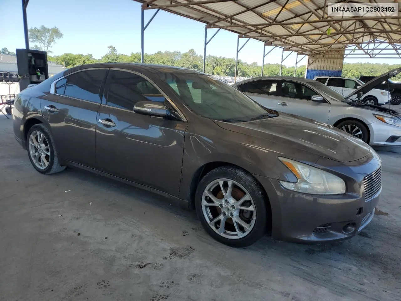 2012 Nissan Maxima S VIN: 1N4AA5AP1CC803452 Lot: 60607934