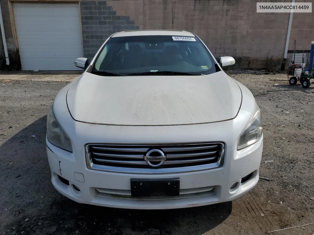 2012 Nissan Maxima S VIN: 1N4AA5AP4CC814459 Lot: 60706094