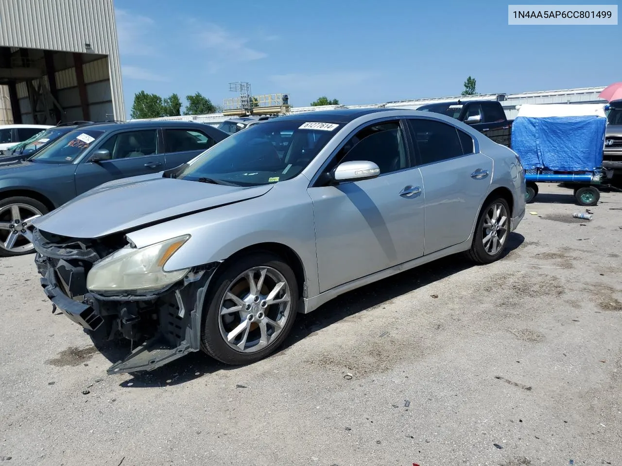 2012 Nissan Maxima S VIN: 1N4AA5AP6CC801499 Lot: 61277614