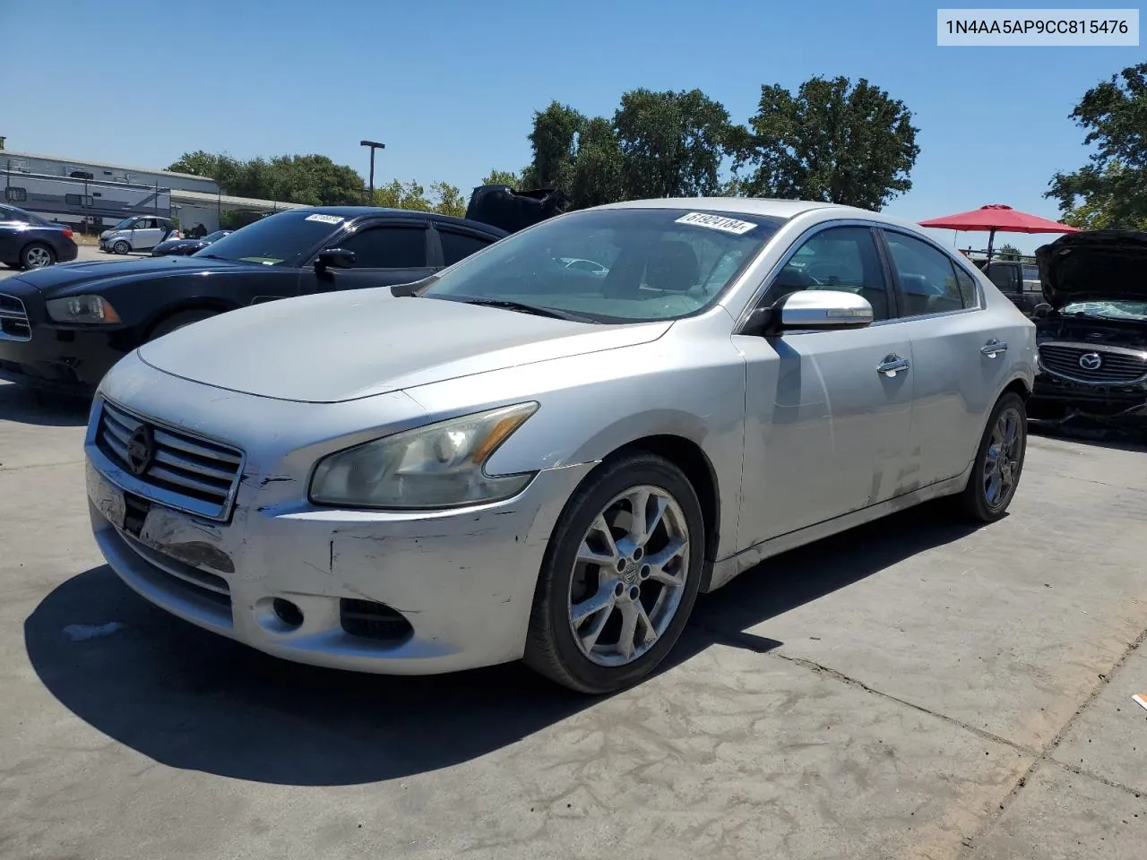 2012 Nissan Maxima S VIN: 1N4AA5AP9CC815476 Lot: 61924184