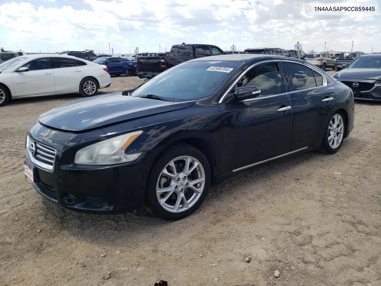 2012 Nissan Maxima S VIN: 1N4AA5AP9CC859445 Lot: 62598764