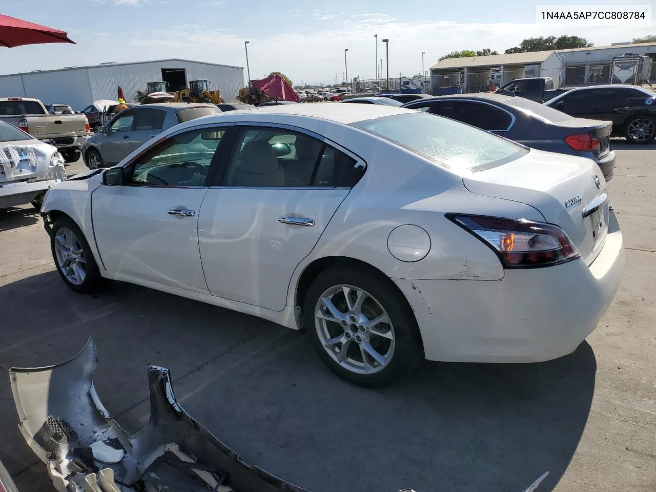 2012 Nissan Maxima S VIN: 1N4AA5AP7CC808784 Lot: 62900504