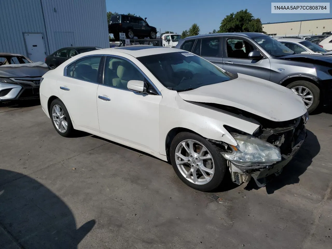 2012 Nissan Maxima S VIN: 1N4AA5AP7CC808784 Lot: 62900504