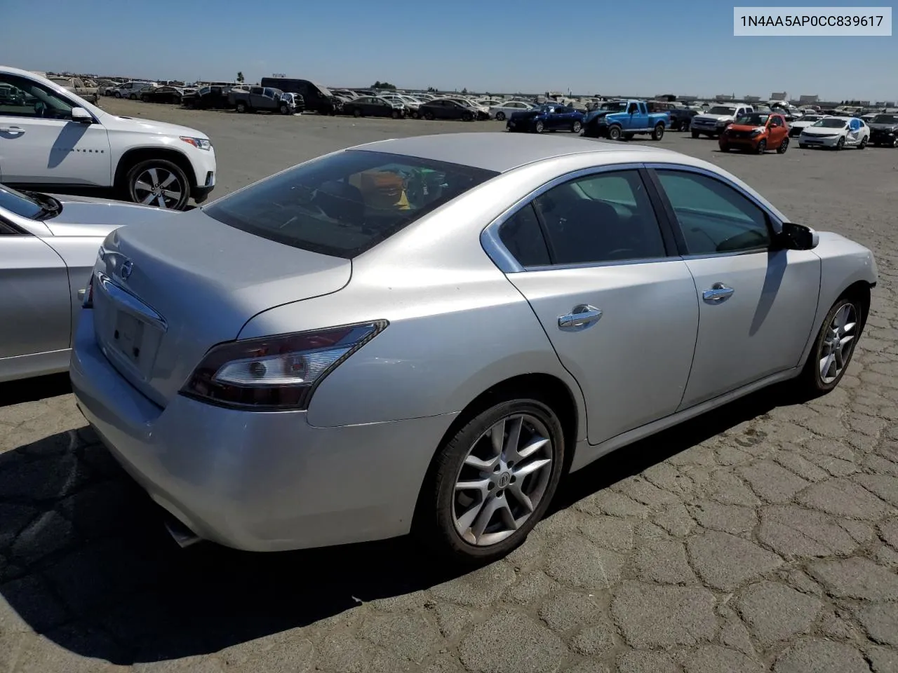 2012 Nissan Maxima S VIN: 1N4AA5AP0CC839617 Lot: 63548464