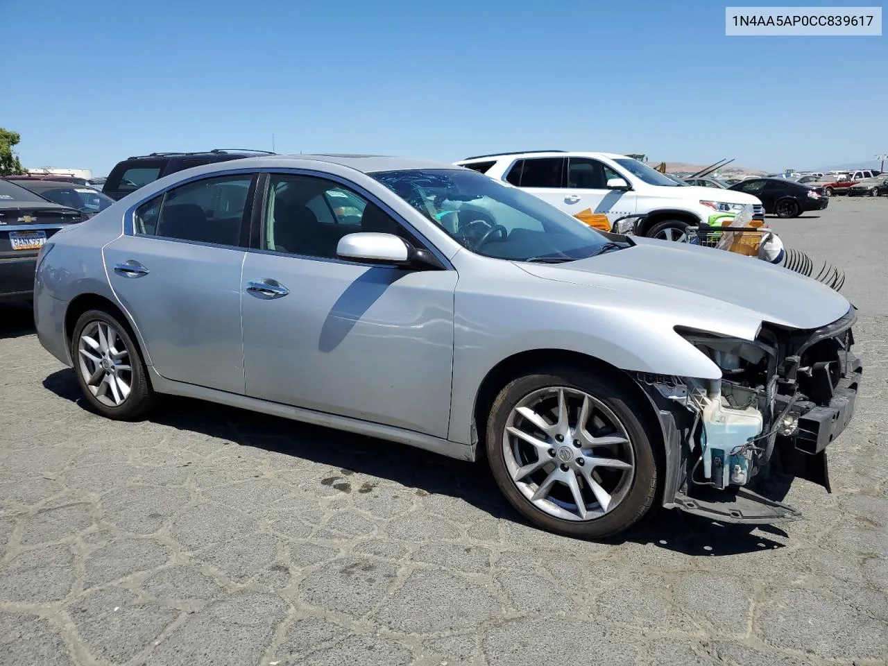 1N4AA5AP0CC839617 2012 Nissan Maxima S