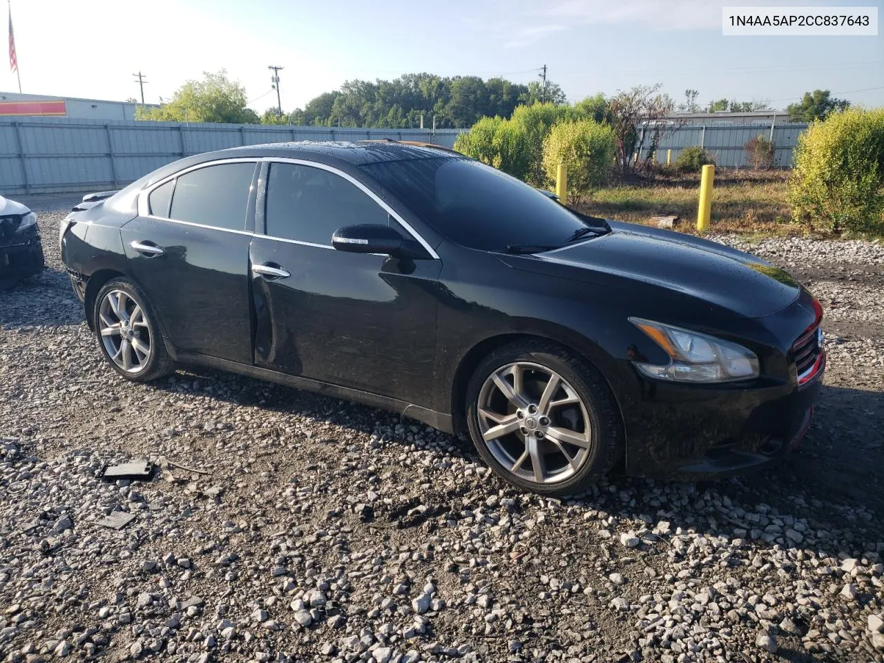 2012 Nissan Maxima S VIN: 1N4AA5AP2CC837643 Lot: 63606884