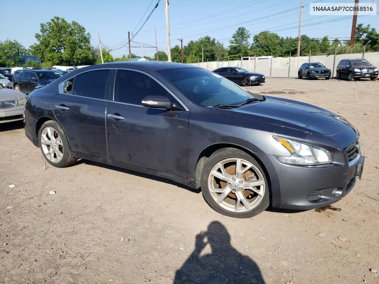 1N4AA5AP7CC868516 2012 Nissan Maxima S