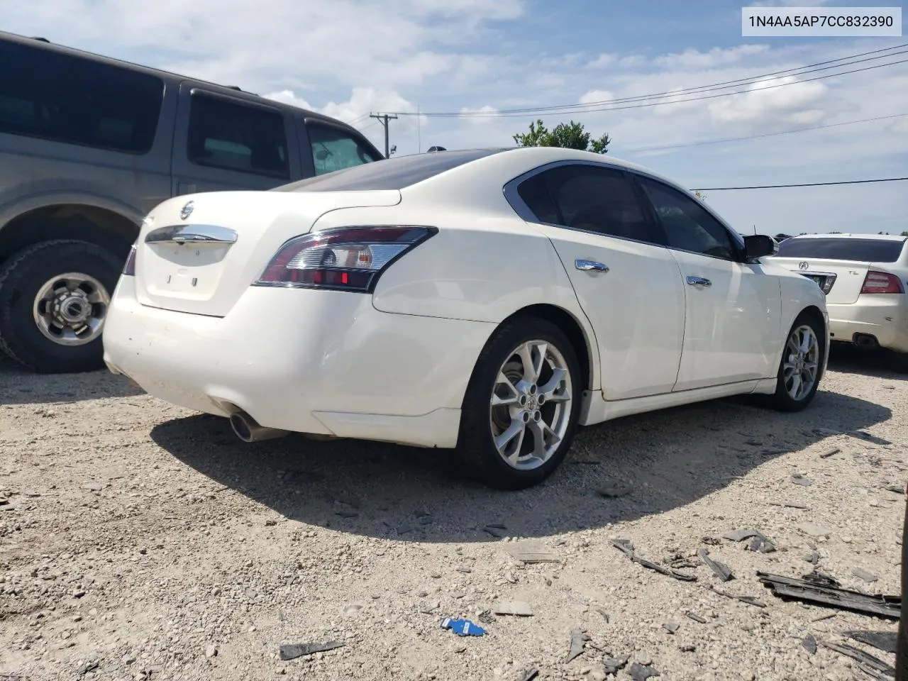 2012 Nissan Maxima S VIN: 1N4AA5AP7CC832390 Lot: 65774184