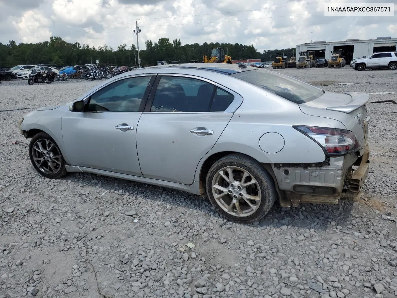 2012 Nissan Maxima S VIN: 1N4AA5APXCC867571 Lot: 65775034