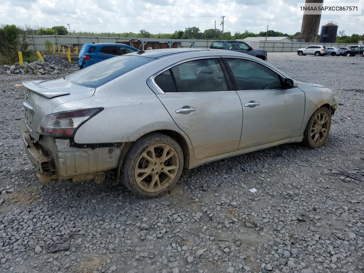 2012 Nissan Maxima S VIN: 1N4AA5APXCC867571 Lot: 65775034