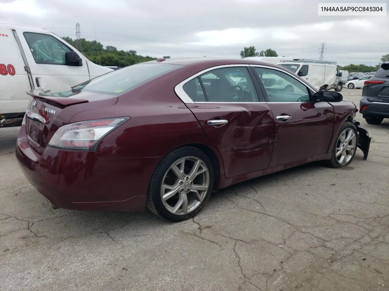 2012 Nissan Maxima S VIN: 1N4AA5AP9CC845304 Lot: 65823974