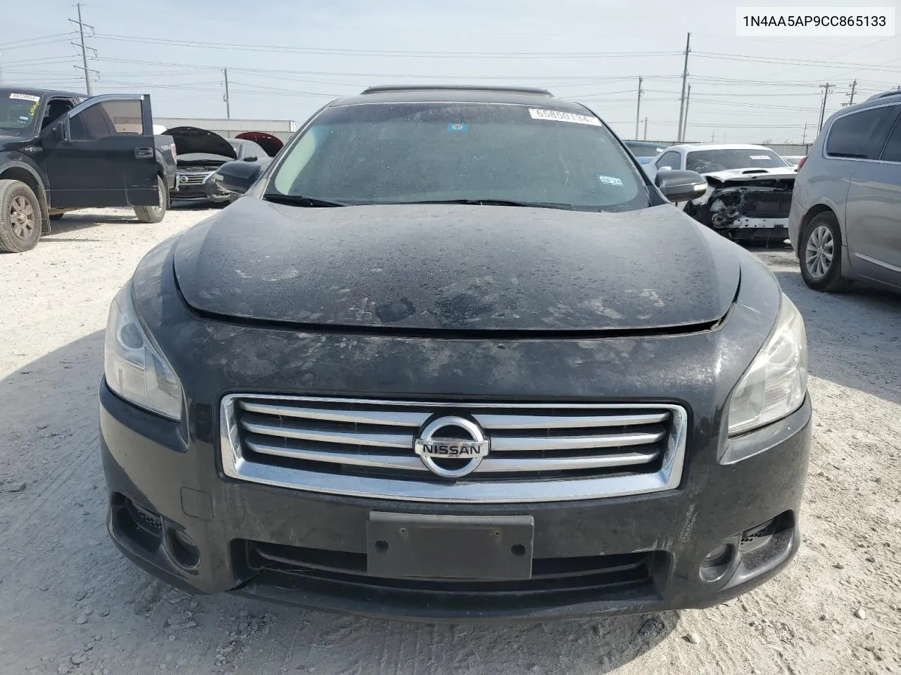 2012 Nissan Maxima S VIN: 1N4AA5AP9CC865133 Lot: 65850134