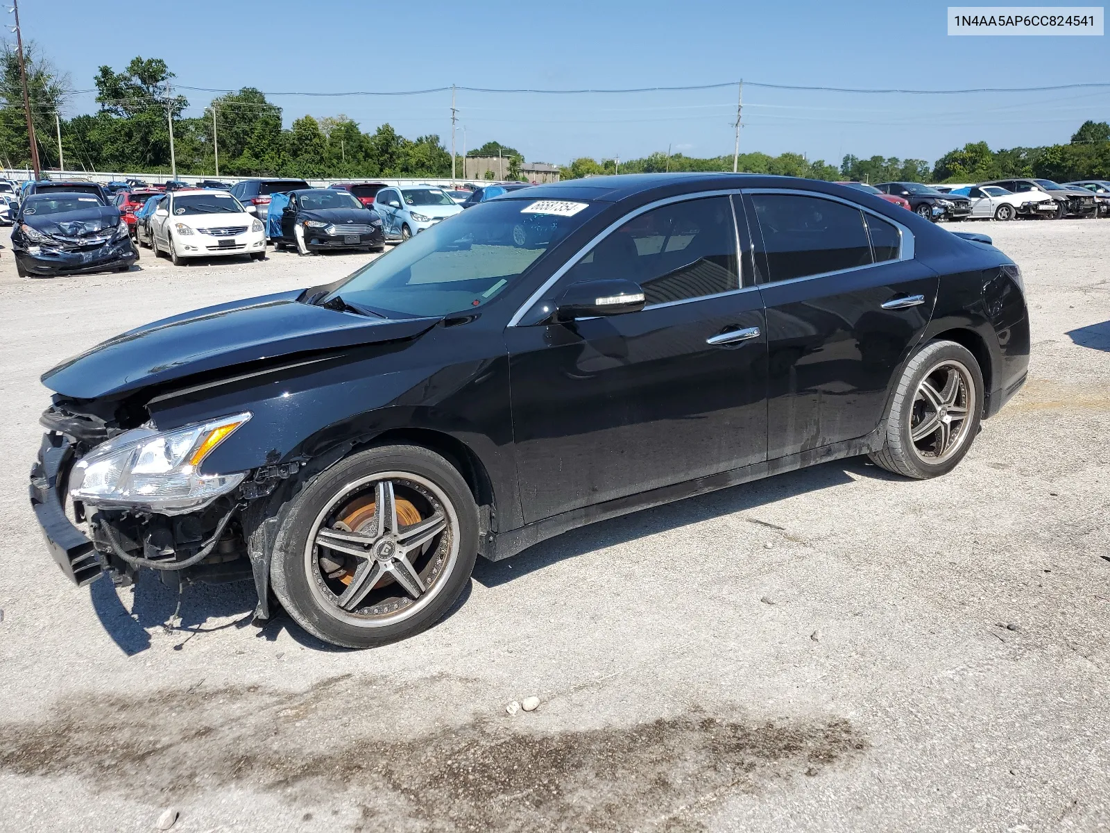 2012 Nissan Maxima S VIN: 1N4AA5AP6CC824541 Lot: 66587354