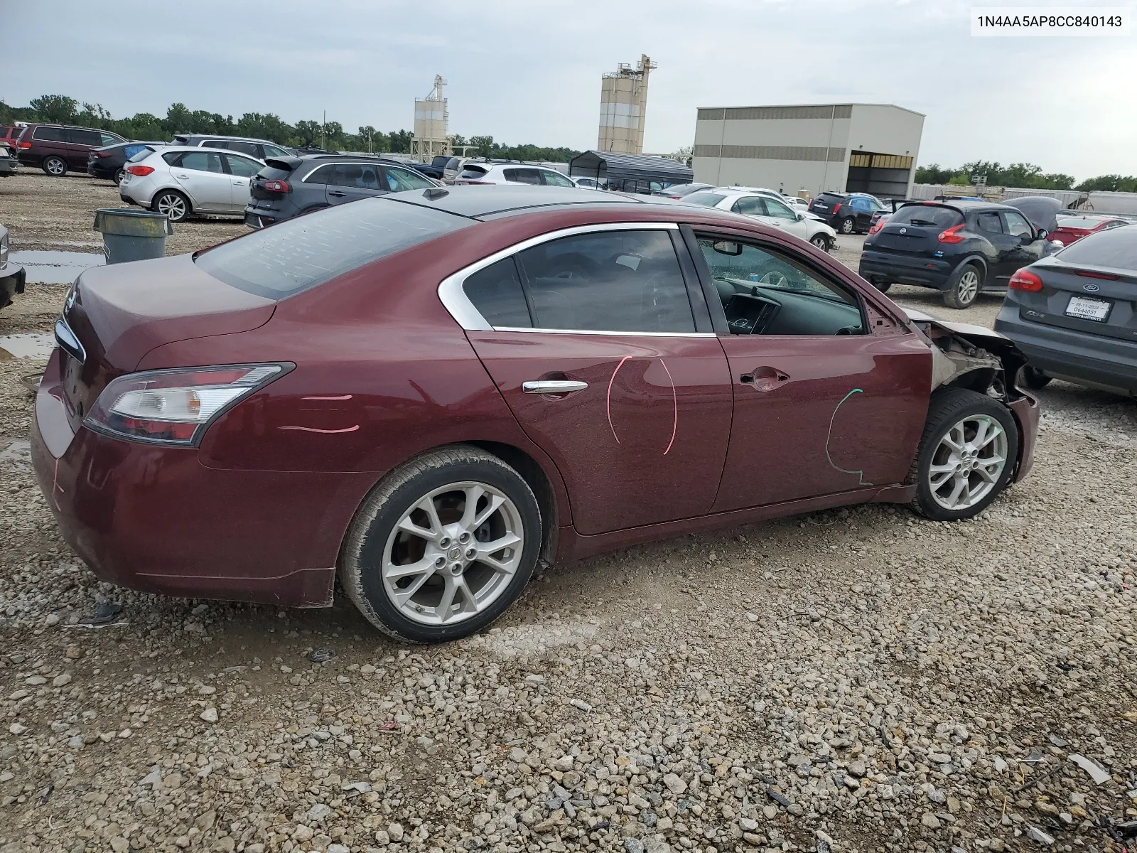 2012 Nissan Maxima S VIN: 1N4AA5AP8CC840143 Lot: 66819034