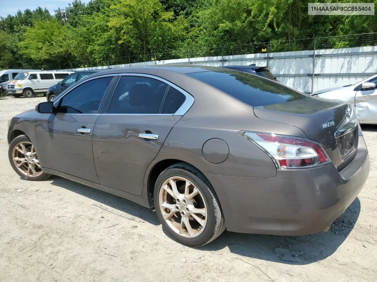 2012 Nissan Maxima S VIN: 1N4AA5AP8CC855404 Lot: 67126844