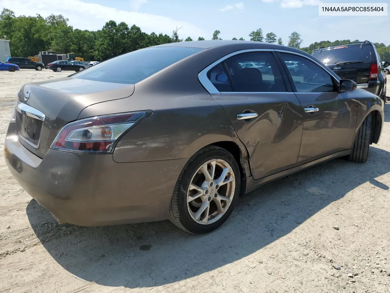 2012 Nissan Maxima S VIN: 1N4AA5AP8CC855404 Lot: 67126844