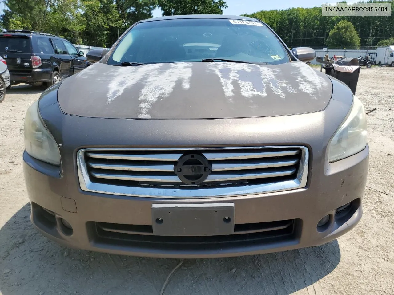 2012 Nissan Maxima S VIN: 1N4AA5AP8CC855404 Lot: 67126844