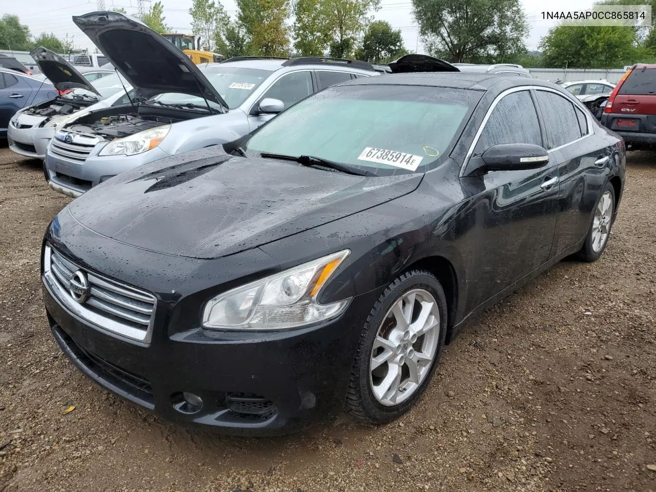 2012 Nissan Maxima S VIN: 1N4AA5AP0CC865814 Lot: 67385914