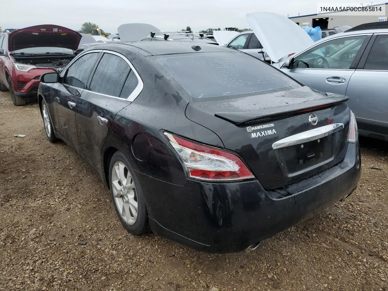 2012 Nissan Maxima S VIN: 1N4AA5AP0CC865814 Lot: 67385914