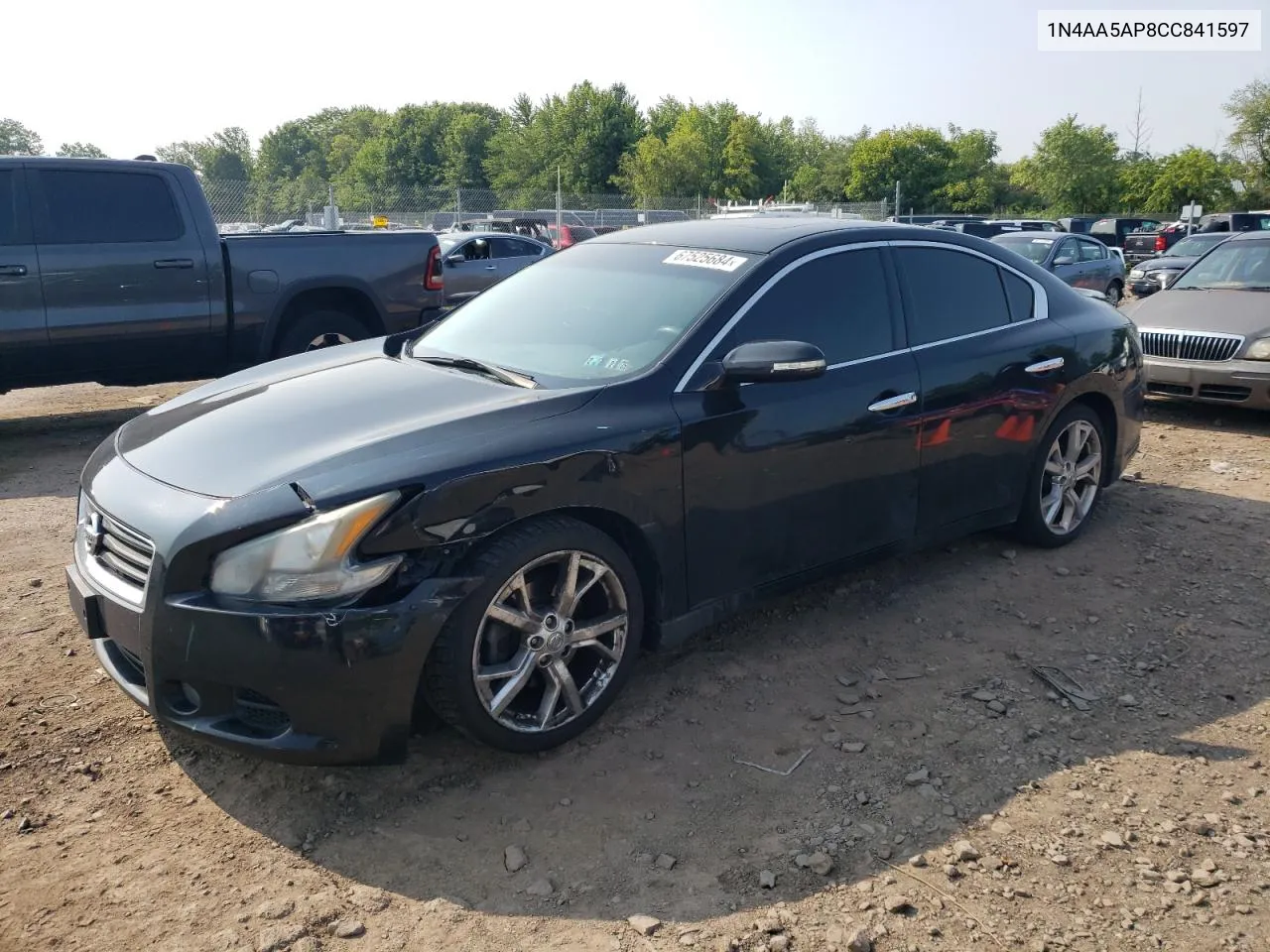 2012 Nissan Maxima S VIN: 1N4AA5AP8CC841597 Lot: 67525684