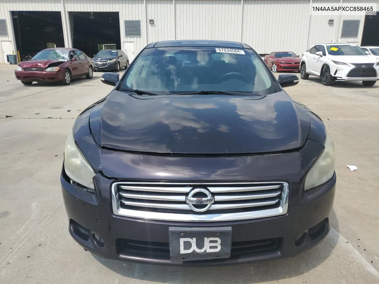 1N4AA5APXCC858465 2012 Nissan Maxima S