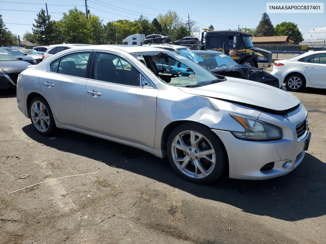 2012 Nissan Maxima S VIN: 1N4AA5AP0CC837401 Lot: 68753094