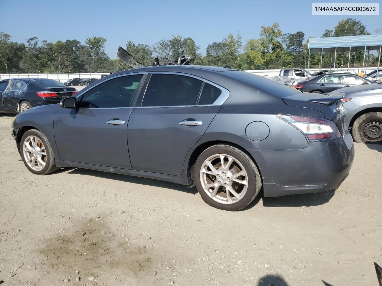 2012 Nissan Maxima S VIN: 1N4AA5AP4CC803672 Lot: 68996734