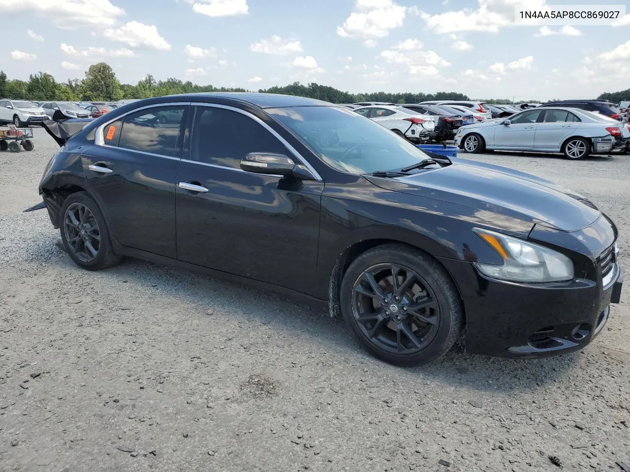 2012 Nissan Maxima S VIN: 1N4AA5AP8CC869027 Lot: 69215214