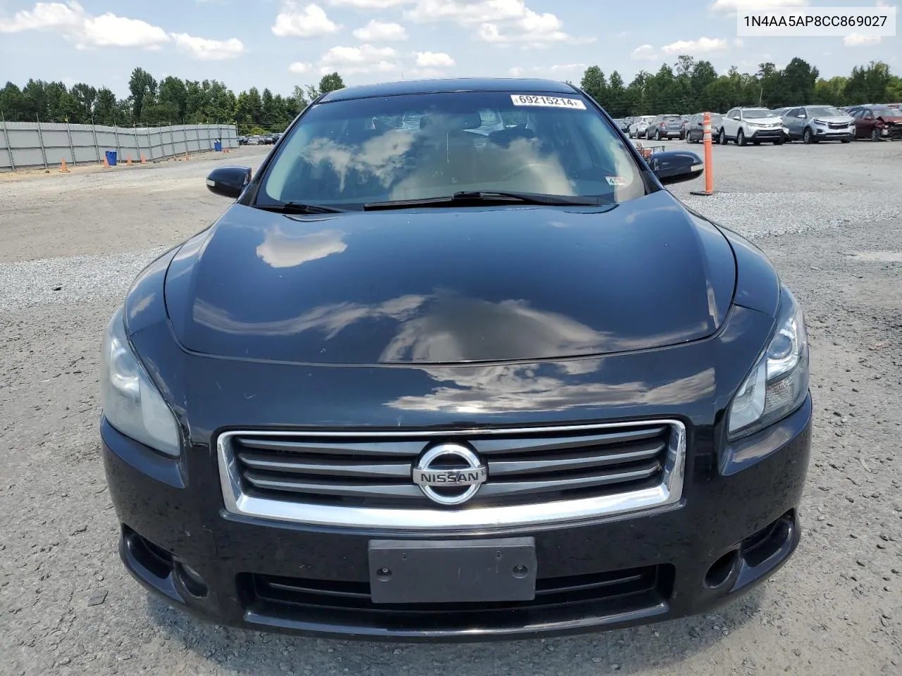 2012 Nissan Maxima S VIN: 1N4AA5AP8CC869027 Lot: 69215214