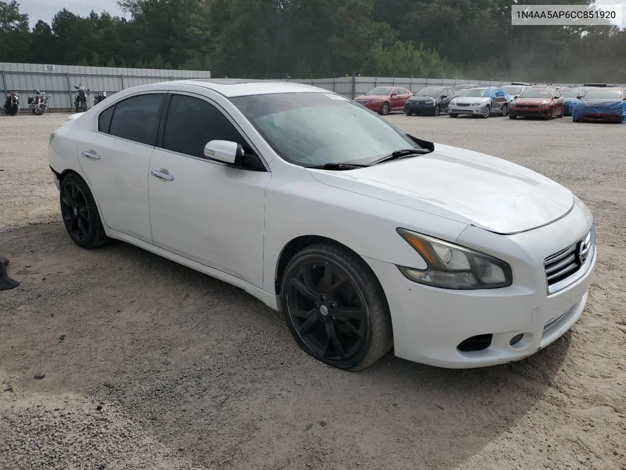 2012 Nissan Maxima S VIN: 1N4AA5AP6CC851920 Lot: 69721714