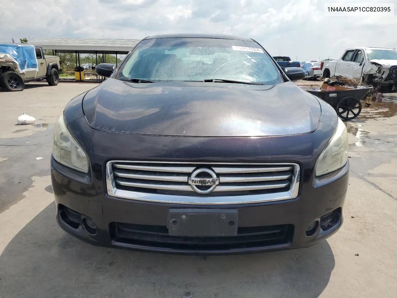 2012 Nissan Maxima S VIN: 1N4AA5AP1CC820395 Lot: 69957024