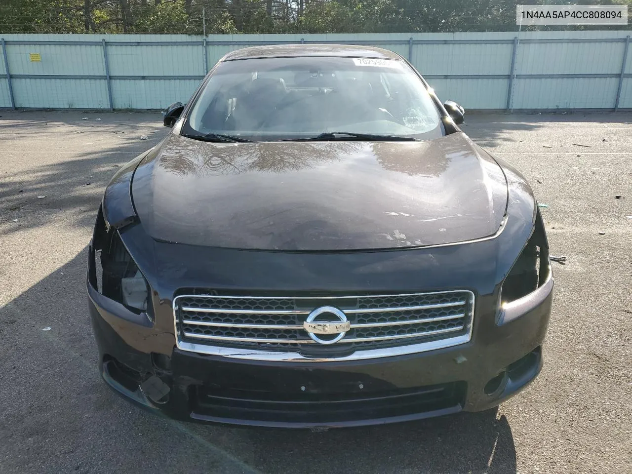 2012 Nissan Maxima S VIN: 1N4AA5AP4CC808094 Lot: 70259004