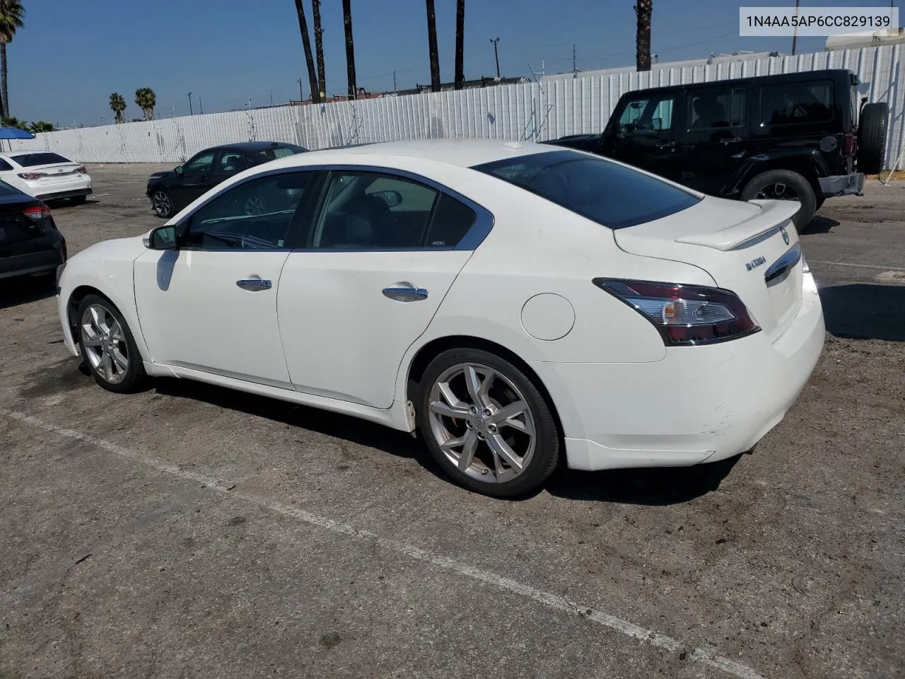 2012 Nissan Maxima S VIN: 1N4AA5AP6CC829139 Lot: 71076044