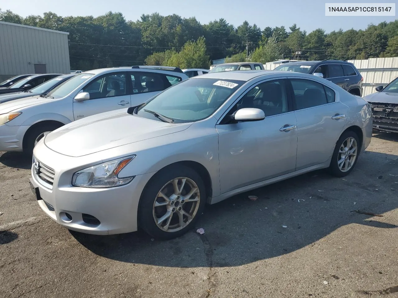 2012 Nissan Maxima S VIN: 1N4AA5AP1CC815147 Lot: 71237824