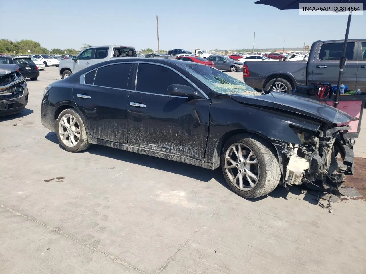 2012 Nissan Maxima S VIN: 1N4AA5AP1CC814564 Lot: 71374314