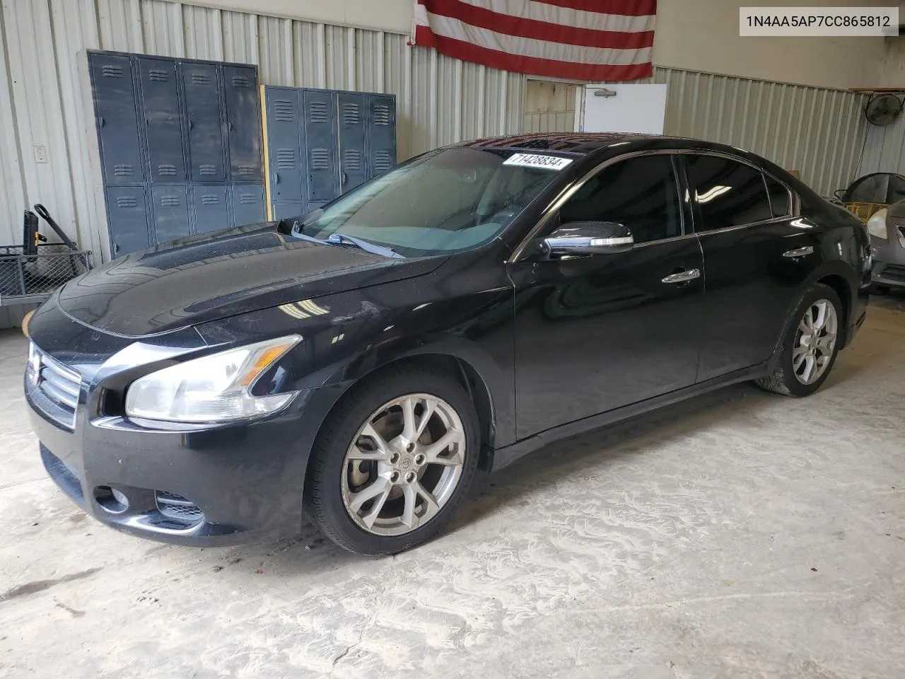 2012 Nissan Maxima S VIN: 1N4AA5AP7CC865812 Lot: 71428834