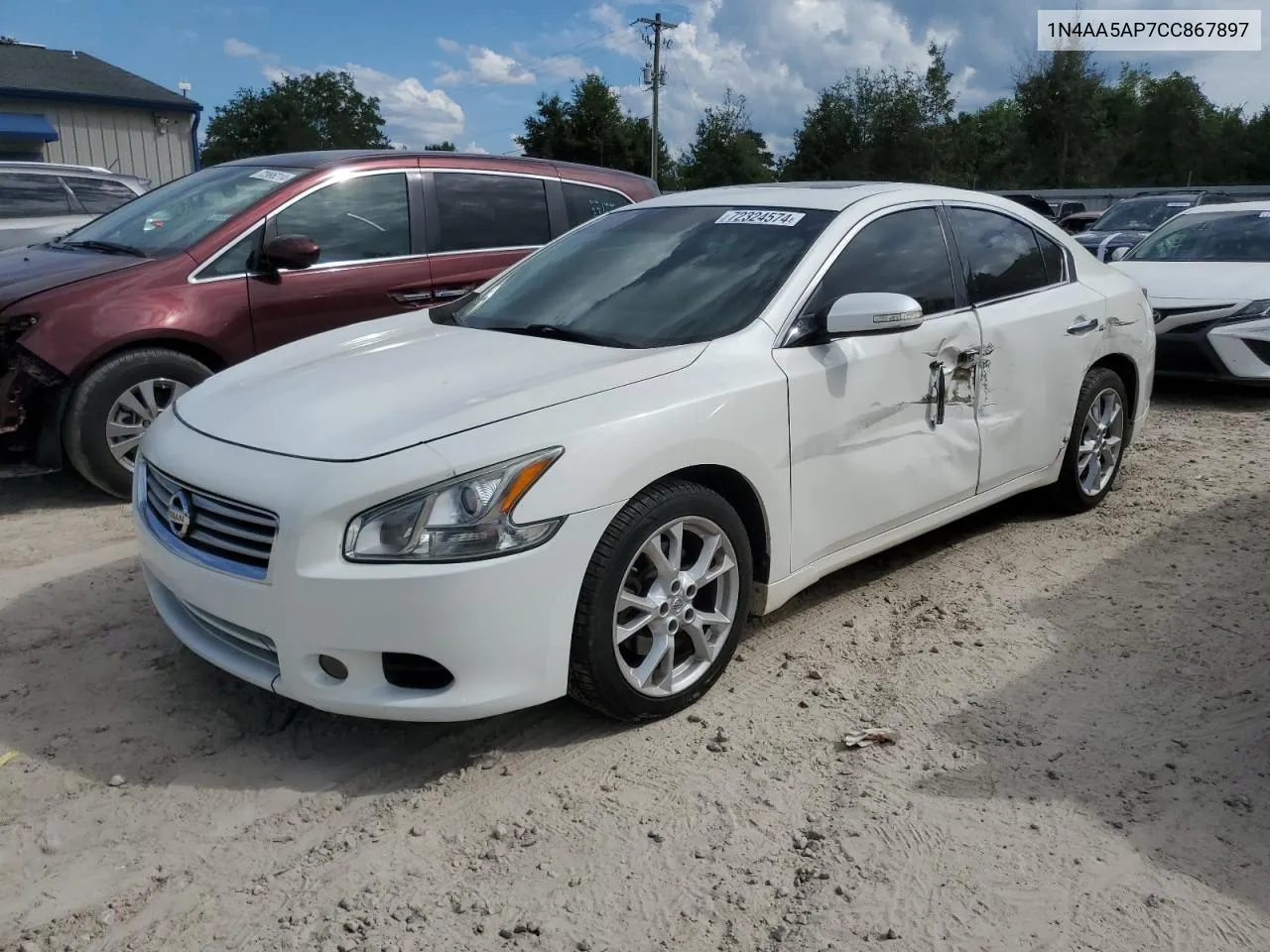 1N4AA5AP7CC867897 2012 Nissan Maxima S